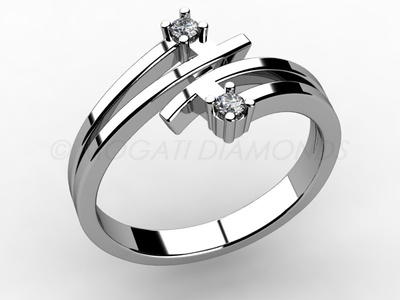 Zásnubní prsteny-Zásnubní prsten 018 Z