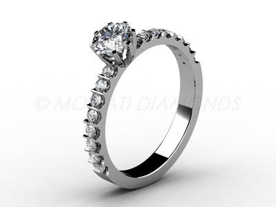 Zásnubní prsteny-Zásnubní prsten 047 Z
