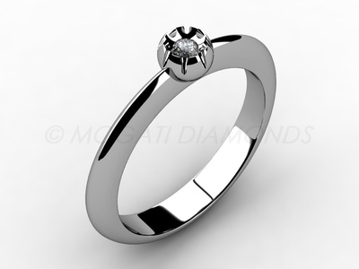 Zásnubní prsteny-Zásnubní prsten 050 Z