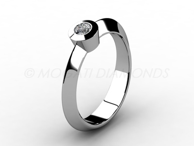 Zásnubní prsteny-Zásnubní prsten 051 Z