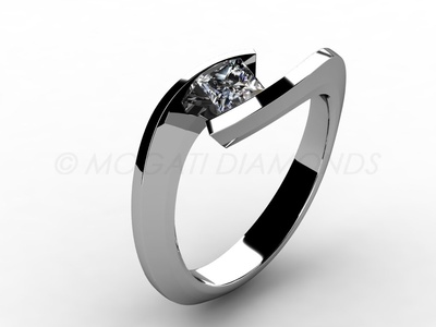 Zásnubní prsteny-Zásnubní prsten 058 Z