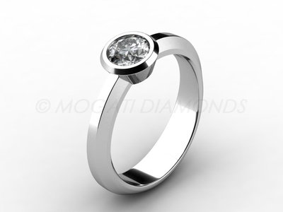 Zásnubní prsteny-Zásnubní prsten 067 Z