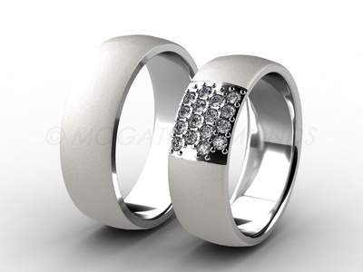 Snubní prsteny-Snubní prsteny 013 Z