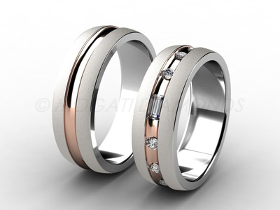 Snubní prsteny-Snubní prsteny 016 Z