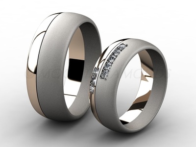 Snubní prsteny-Snubní prsteny 021 Z