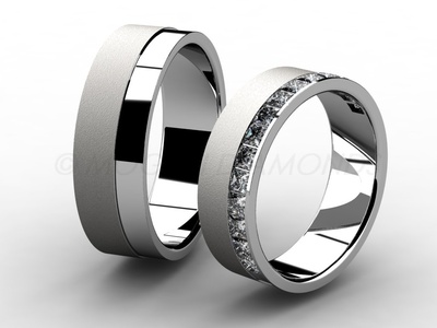 Snubní prsteny-Snubní prsteny 023 Z