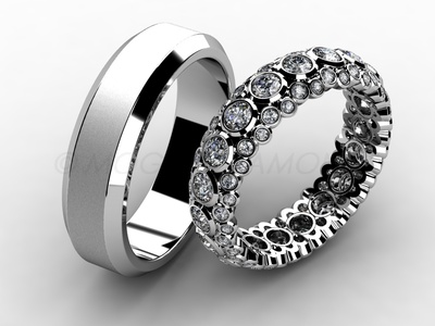Snubní prsteny-Snubní prsteny 030 Z