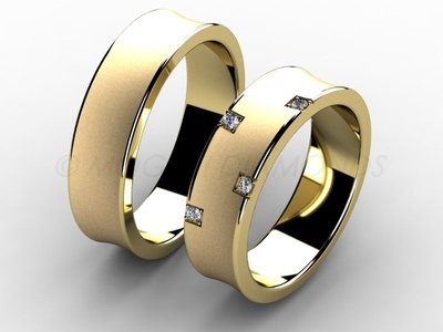 Snubní prsteny-Snubní prsteny 031 Z