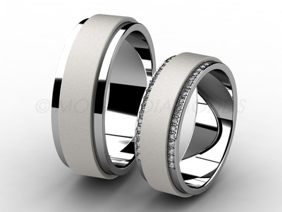 Snubní prsteny-Snubní prsteny 035 Z