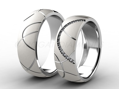 Snubní prsteny-Snubní prsteny 036 Z