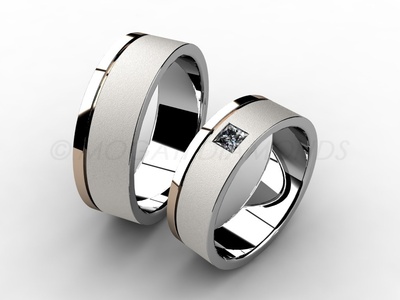 Snubní prsteny-Snubní prsteny 046 Z