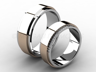 Snubní prsteny-Snubní prsteny 049 Z