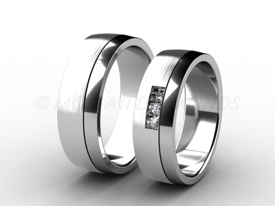 Snubní prsteny-Snubní prsteny 072 Z