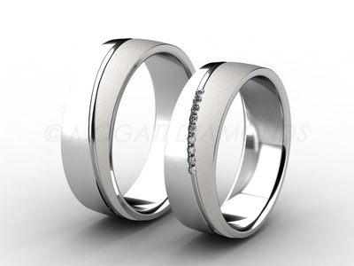 Snubní prsteny-Snubní prsteny 075 Z