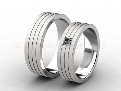 Snubní prsteny-Snubní prsteny 077 Z
